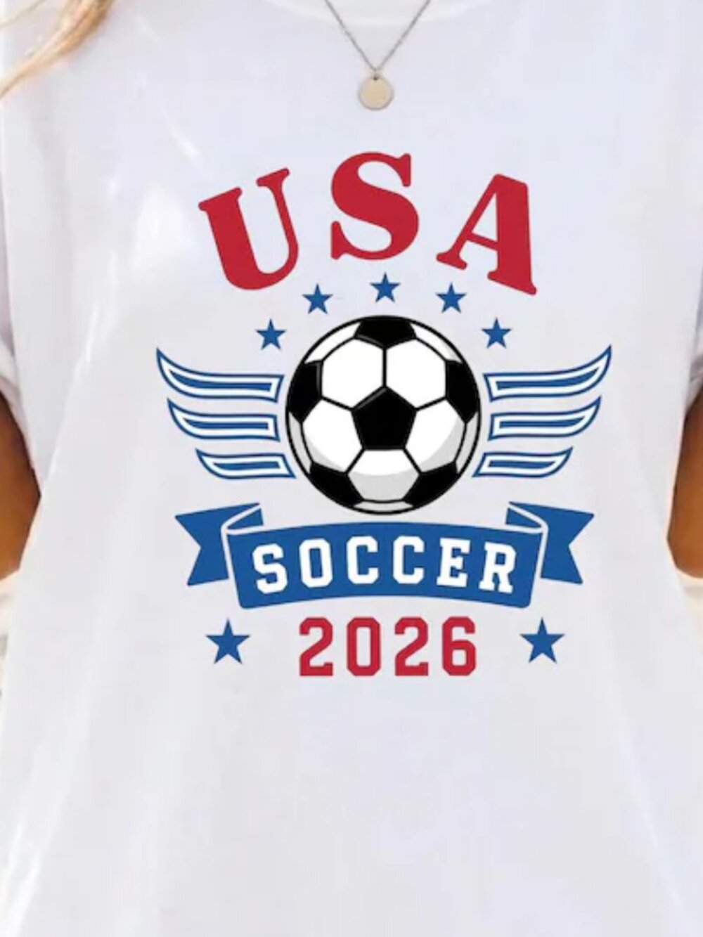 USA Soccer 2026 Shirt, American Fan Graphic Tee, Retro Match Day T Shirt - Picture 2 of 5
